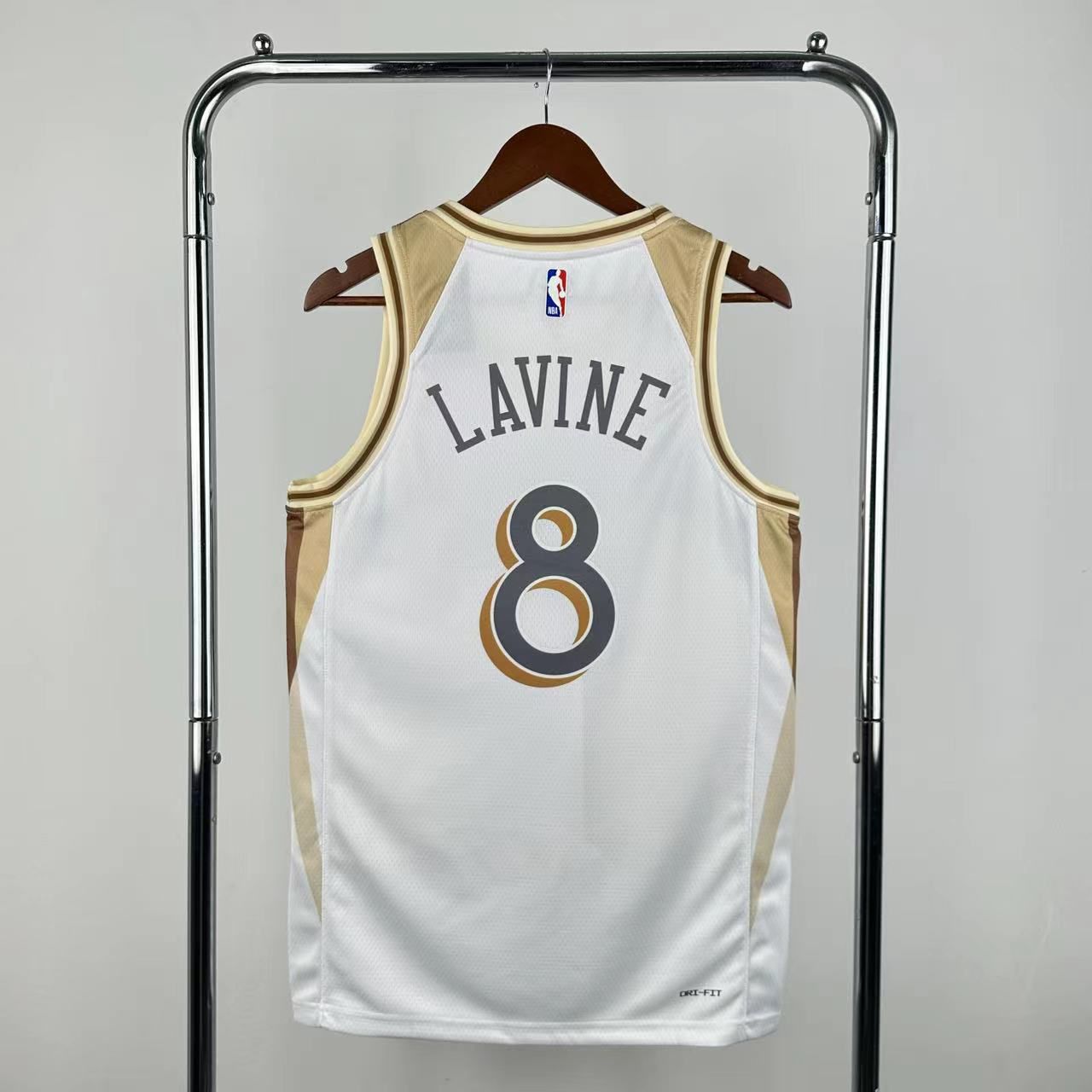 Men Chicago Bulls #8 Lavine White Nike City Edition Season 2025 NBA Jersey